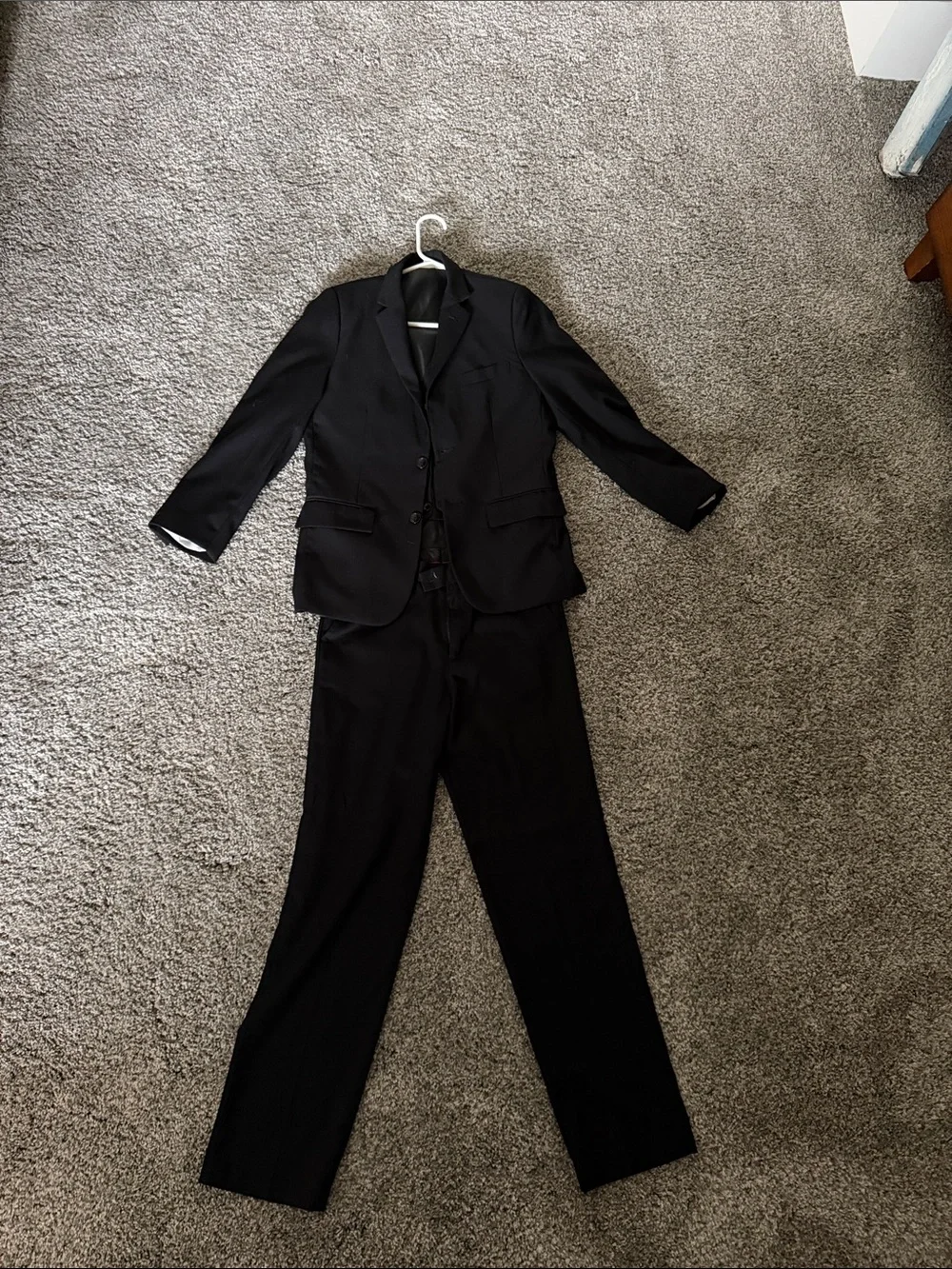 Kids Black Three-Piece Suit Set - Classic Formal Outfit